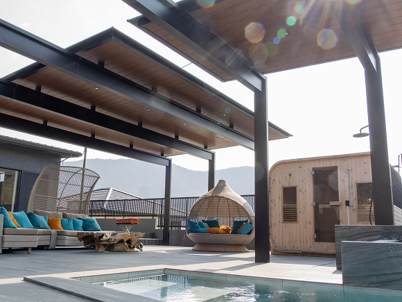 アウトドアリビングの写真